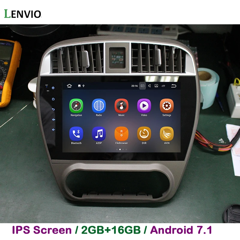 Автомагнитола Lenvio с ОЗУ 2 ГБ + 16 Android 7 1 GPS навигацией для Nissan Sylphy 2008 2009 2010 2011