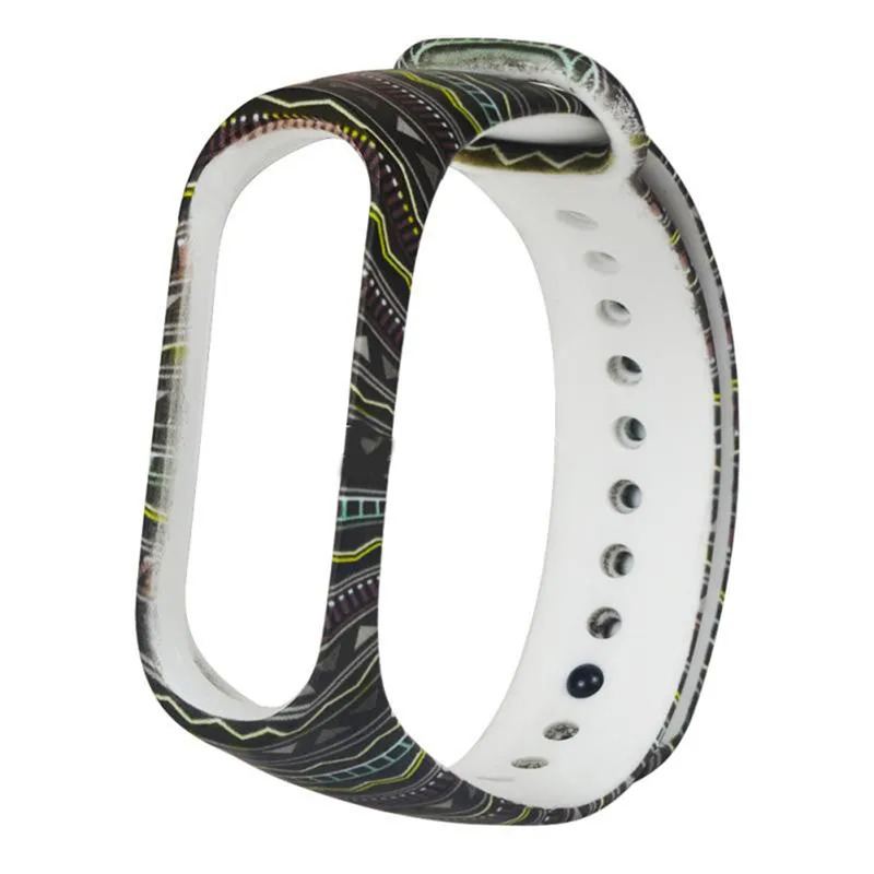 Choifoo 1 шт. для Xiaomi Mi Band 3 ремешок окрашенный браслет силиконовый Correa умные часы