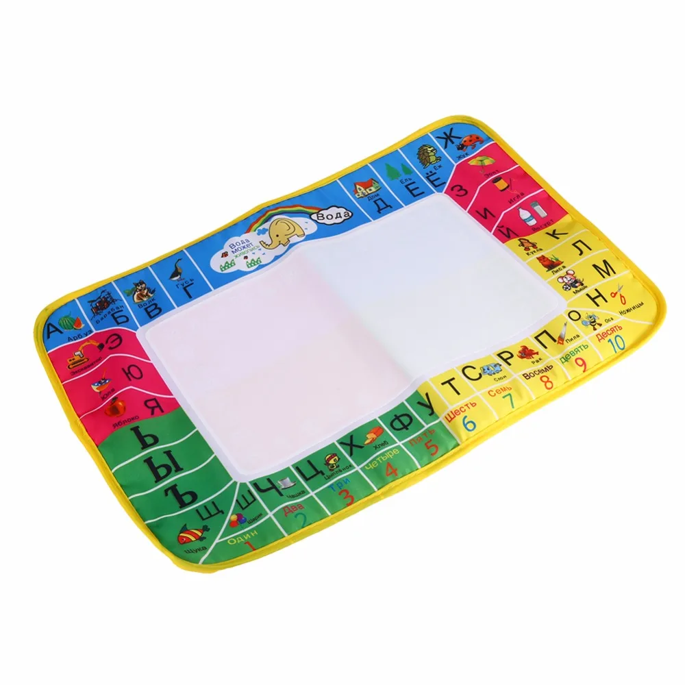 2 размера коврик для рисования Акварель Рисование Коврик письма ребенок русский