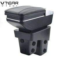 vtear for honda wrv armrest box central store content box products interior armrest storage car styling accessories part 2015 18