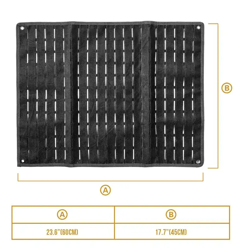 OneTigris Morale Patches Display Board Cordura Nylon Foldable Patch Tactical Patches Holder Display Panel Folding Tool Organizer
