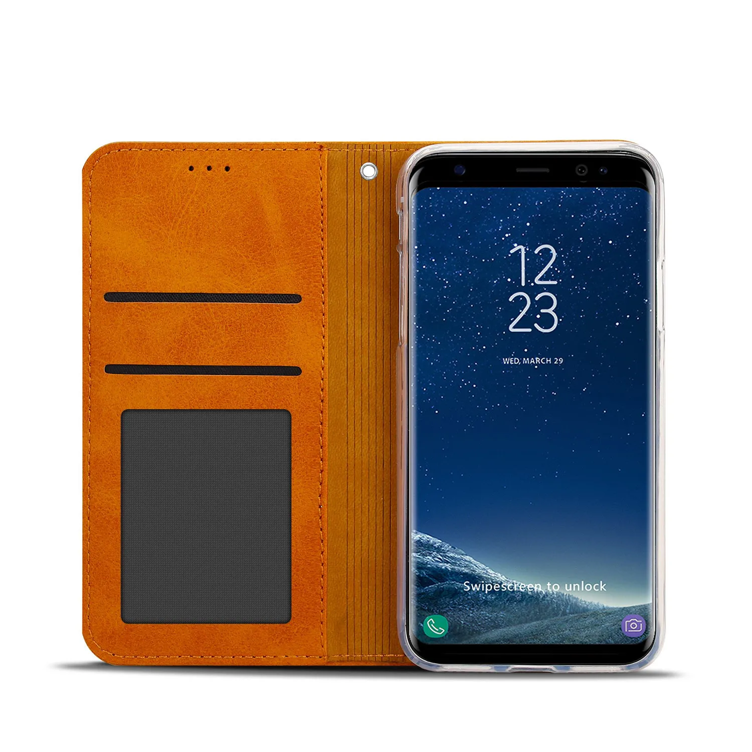 Магнитный кошелек кожаный флип-чехол для телефона для samsung Galaxy S7 S7 Edge S8 S8 Plus Note 8 Чехол-обложка чехол-книжка Fundas