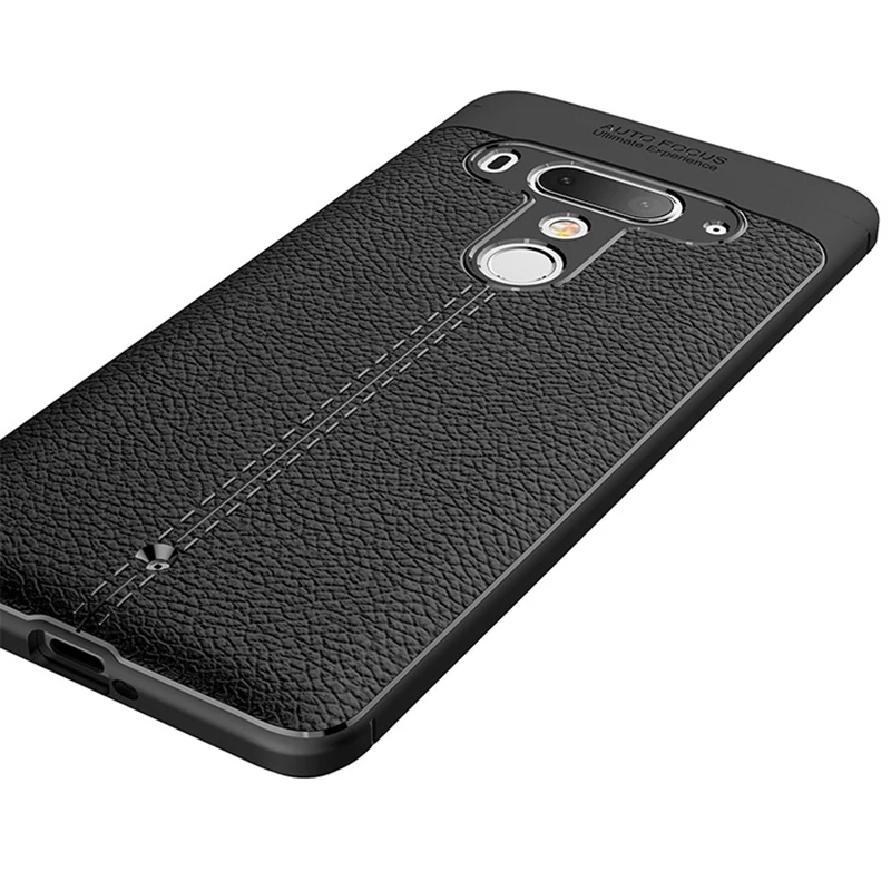 Soft Silicone TPU Case Cover For HTC U11 Plus D12 Litchi Grain Life Eyes Solid Color Phone |