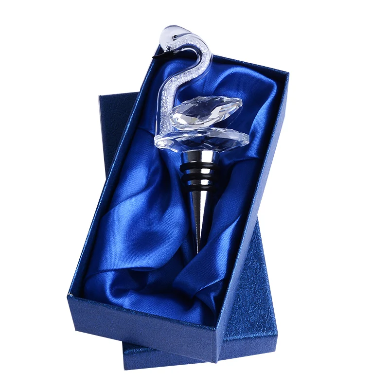 Лебедь вино пробка кристалл свадебный пользу свадебные подарки|gift gifts|gift weddinggift