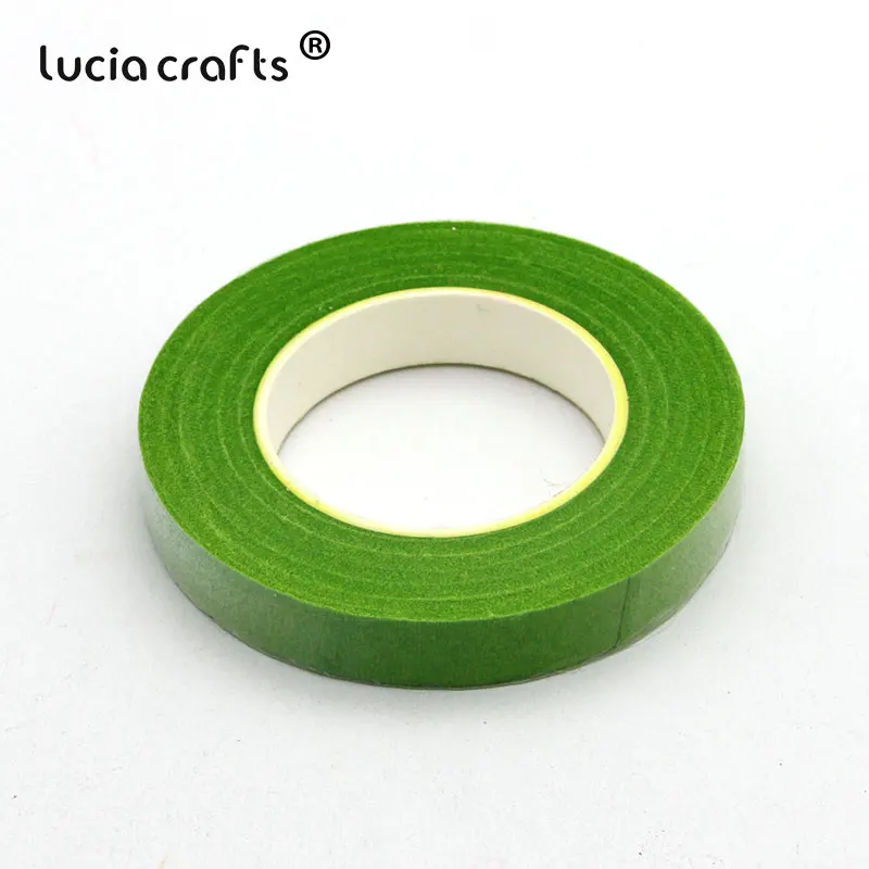 C5 Green Распродажа! Lucia crafts Многоцветный Цветочный ствол обертывание флорист искусственная бумажная лента для цветов для флористов аксессуары DIY 1 шт. I1009 - Цвет: C5 Green