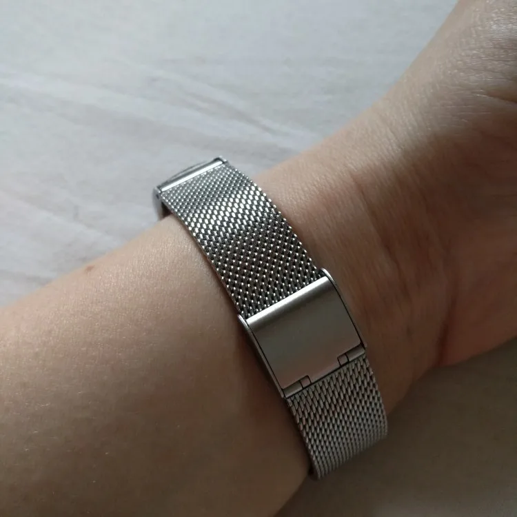 Mi Band 3 4 браслет для Xiaomi металлический ремешок на запястье из нержавеющей стали
