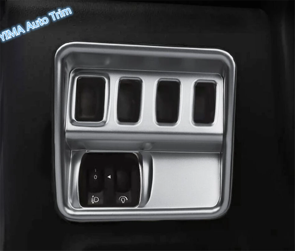 

Lapetus Car Styling Head Lights Switch Molding Frame Cover Trim 1 Pcs Fit For Renault Koleos 2017 - 2020 / 2 Color For Choice
