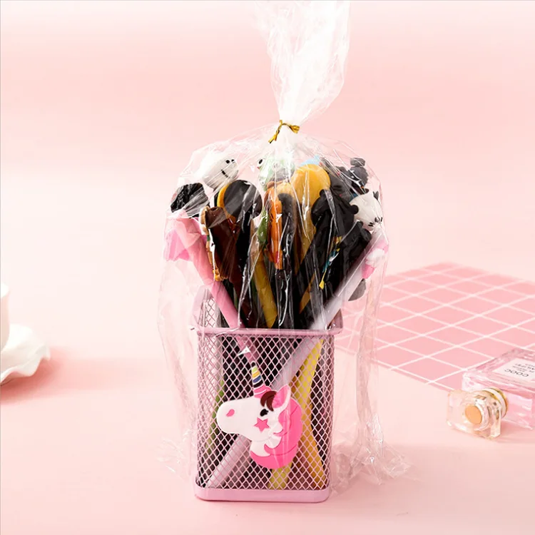 F 20 шт./компл. гелевая ручка Kawaii caneta Творческий lapices Единорог papelaria kalem стационарный материал Эсколар милые boligrafo - Цвет: F