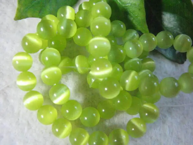 6 мм Цветные опаловые бусины кошачий глаз россыпью-коричневый-200 + бусины/3 для