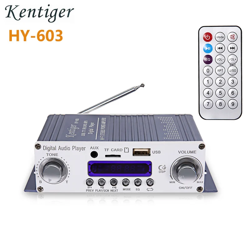 Оригинальный Kentiger HY 603 Портативные Hi Fi плееры стерео Мощность цифровой усилитель