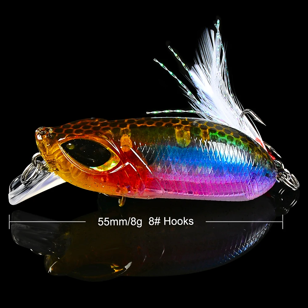FLYBASS 1 шт. 3D глаза 5 цветов гольян см 8 26 г рыболовные приманки искусственные