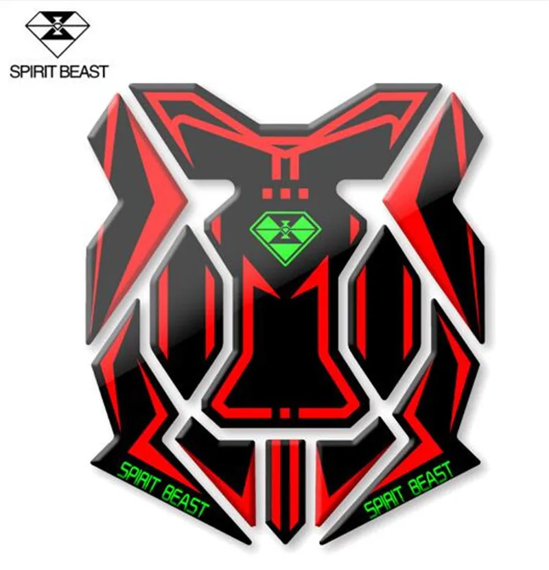 Наклейка на мотоцикл SPIRIT BEAST Moto Pegatinas Gas Feul накладка бак наклейки Autocollant