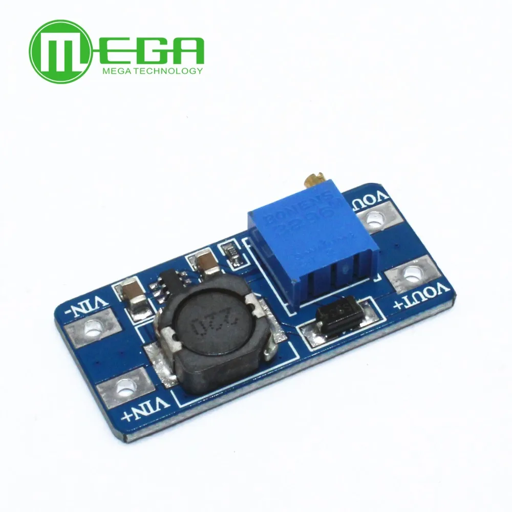 Повышающий Модуль питания MT3608 2A максимальный потенциал для Arduino 3-5 в до 5 В/9 В/12 В/24