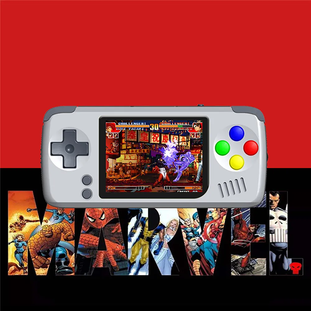 

2.4" IPS Display Screen Mini Handheld Game Console Linux System Portable Video Retro Gaming Players 16G