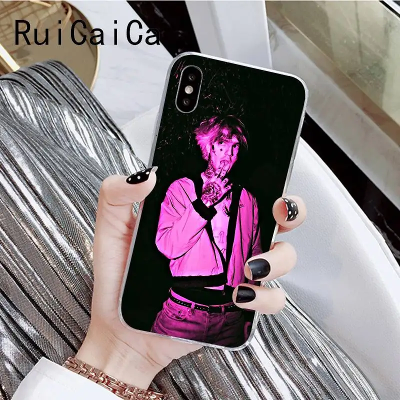 RuiCaiCa Lil Peep популярное эстетическое забавное искусство модный телефон для iPhone8 7 6 6S Plus X XSMAX 5 5S SE XR 10 11 11pro 11promax