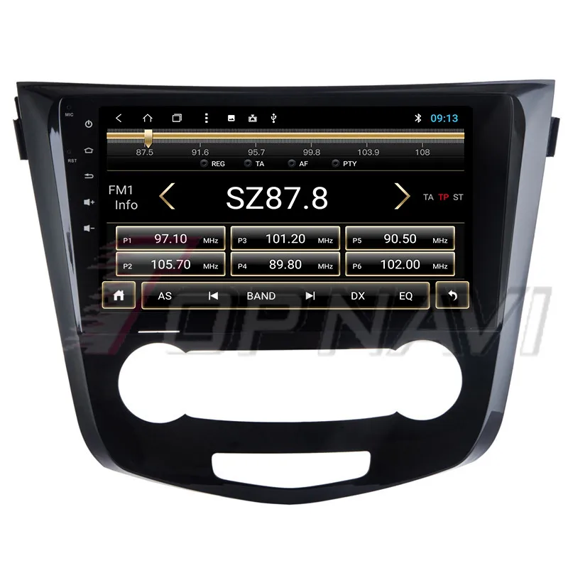 Auto Media for Nissan Qashqai 2016 10.1'' Android 8.1 Topnavi Car GPS Navigation with Optional OBDII DVR Reverse Camera Players |