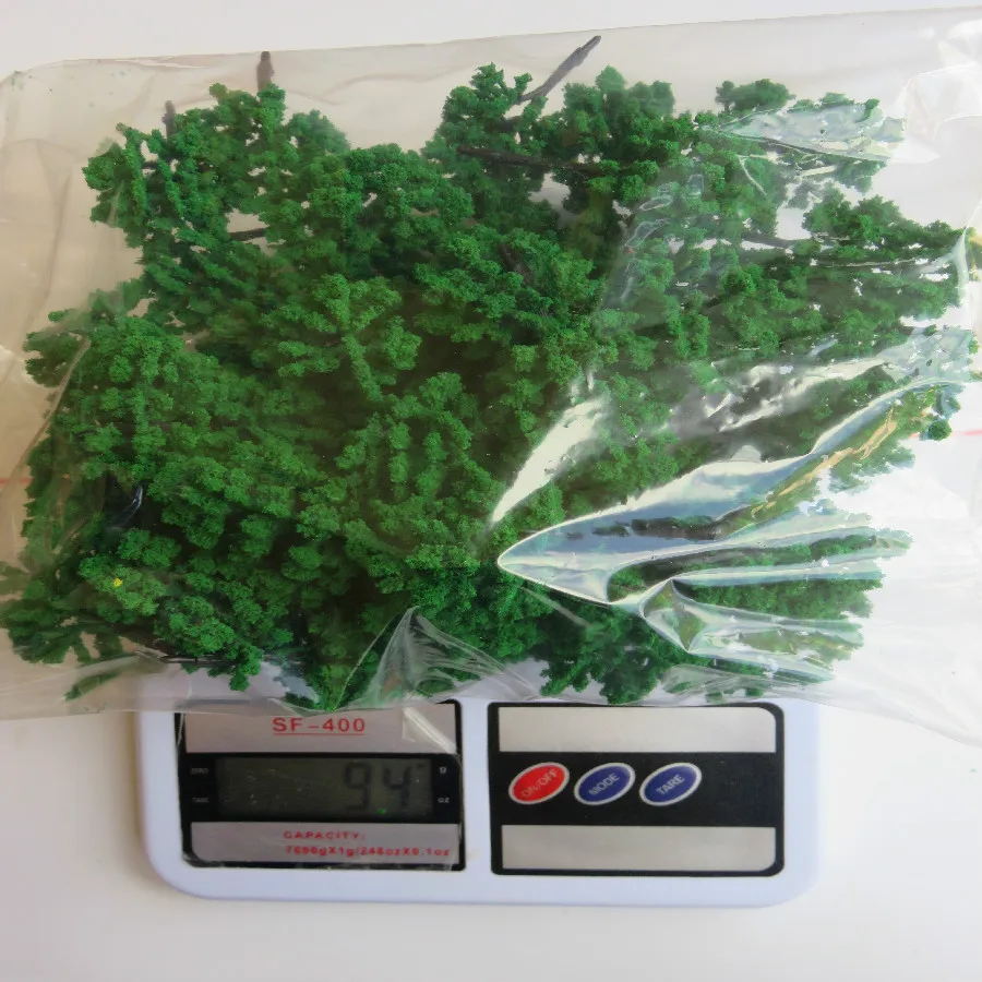 10pcs 6CM miniature green Plastic scale Model tree in modelbouw landscape ho N Z train layout |