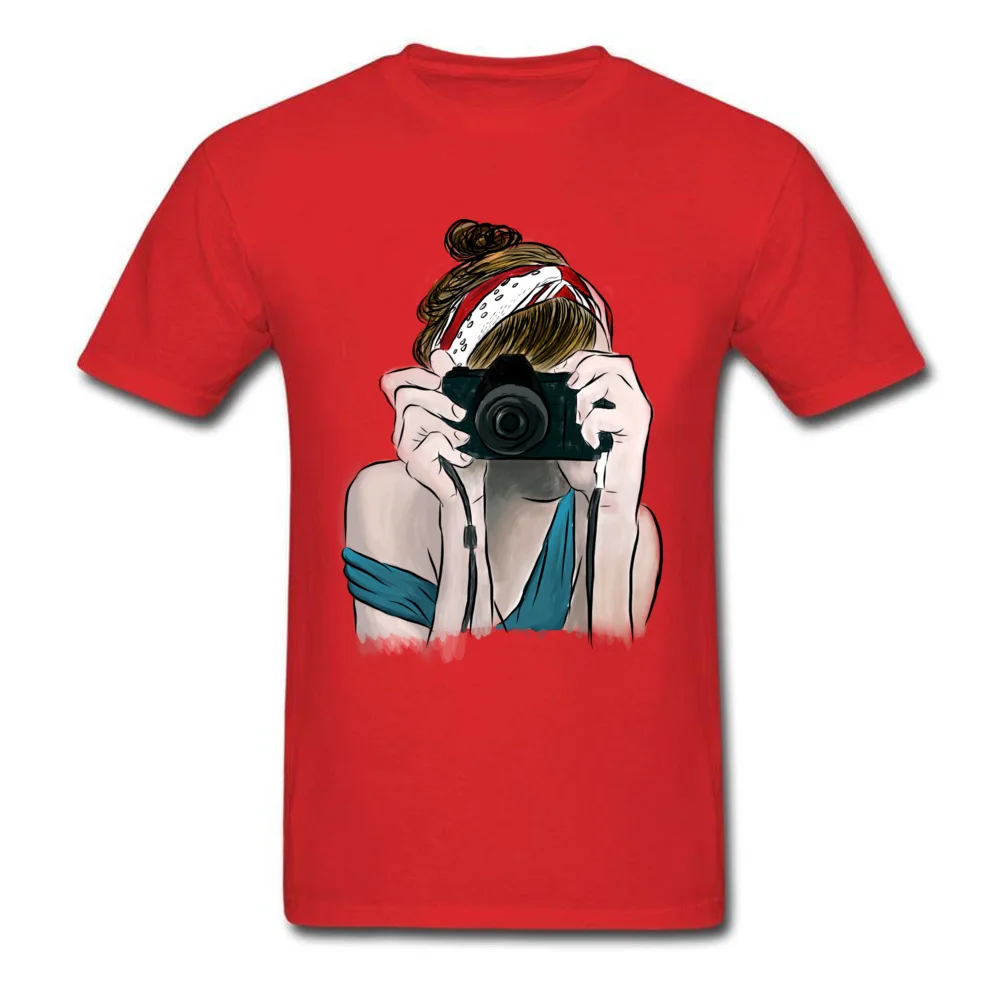 

Click Summer T Shirts Men On Sale Short Sleeve T-shirts Personalized Photographer Tshirt Pure Cotton Round Collar Girl Tops Tees