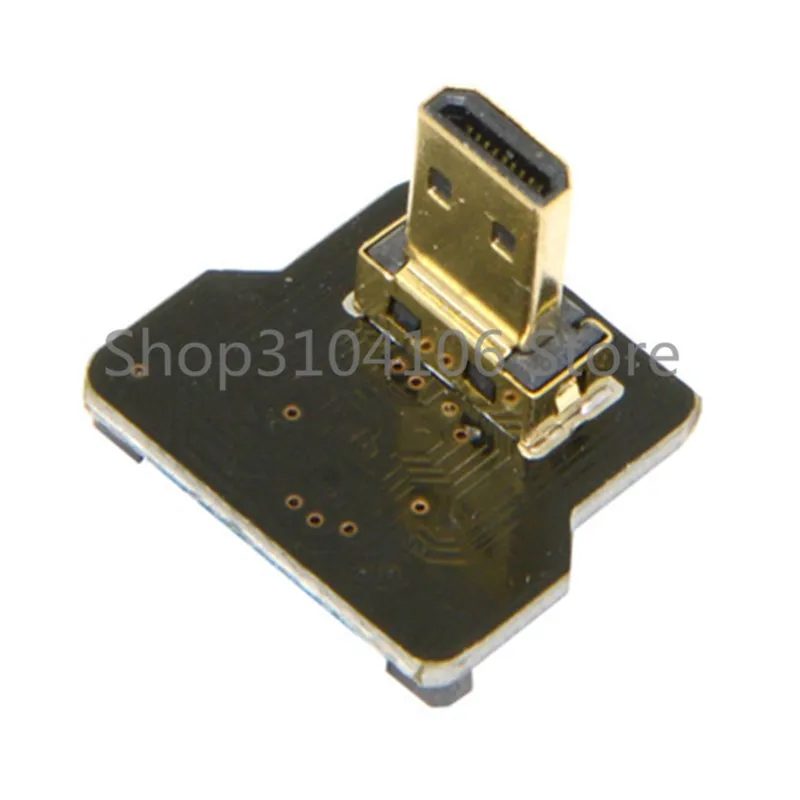 90 градусов вверх под углом Micro HDMI Совместимость Тип D штепсельный разъем для FPV HDTV