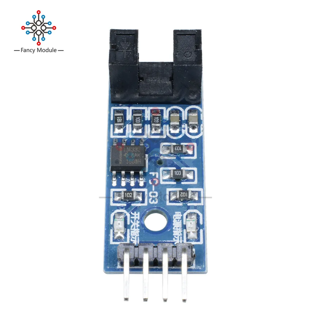 ИК Оптрон типа слота модуль датчика скорости LM393 для Arduino соединительный датчик 3