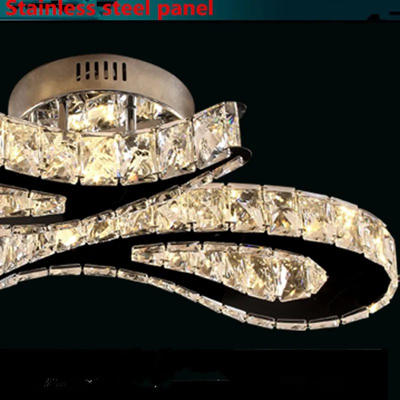 Crystal Ceiling Light LED Bedroom K9 Modern Simple Air | Освещение