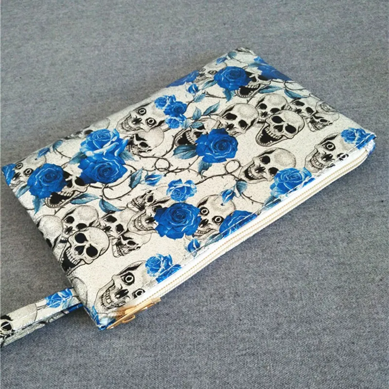 YILE Новая модная женская сумочка из искусственной кожи кошелек сумка цветок череп