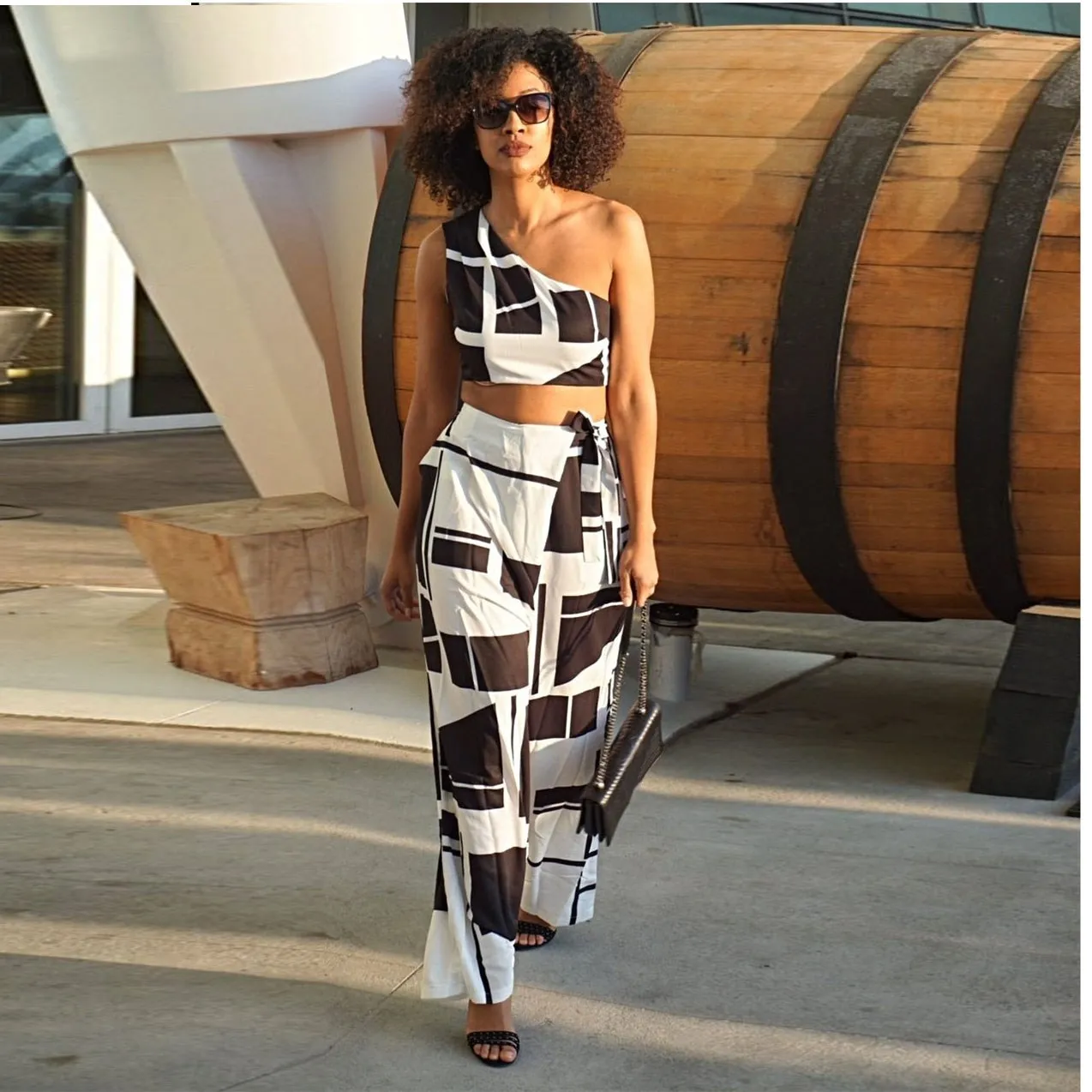 Новинка необычный принт элегантный женский комбинезон модный летний