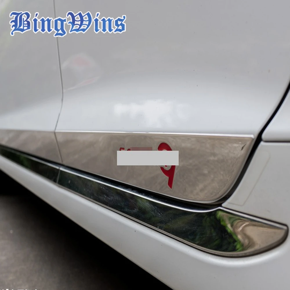 NEW ACCESSORIES car door body trim FOR Hyundai Sonata LF 9 SIDE DOOR BODY GARNISH MOULDING COVER trim PROTECTION CAR STYLING