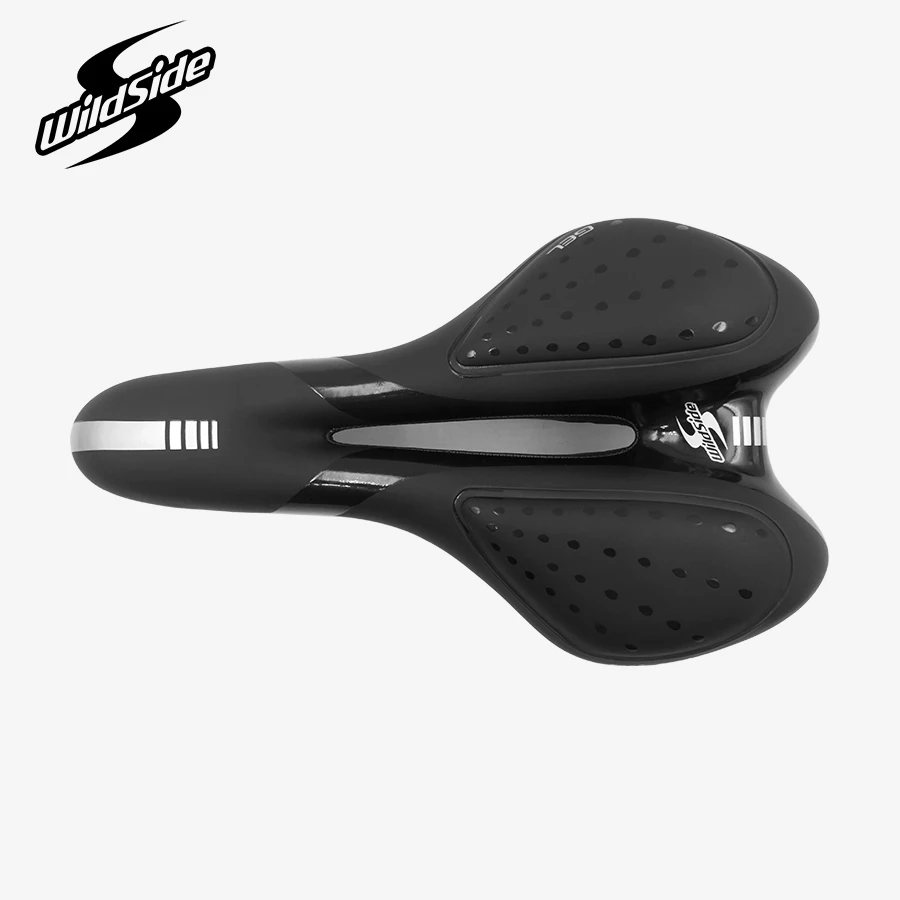 Комфортное велосипедное седло для взрослых женщин, шоссейное mtb горное Велосипедное Сиденье, гелевая накладка, полое Велосипедное Сиденье, подушка для электрического велосипеда, седло, часть - Цвет: COLOR 1