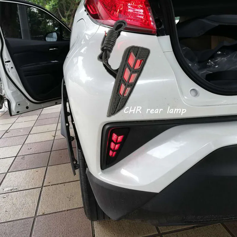 Автомобильный аксессуар для TOYOTA C-HR CHR светодиодный автомобильный drl дневные ходовые огни и задний бампер противотуманная фара стоп-сигнал задняя фара предупреждающий свет
