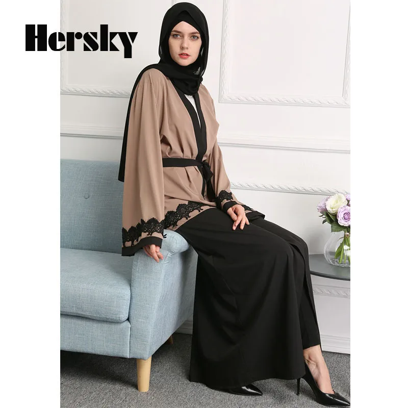 Взрослый мусульманин в этническом китайском стиле с вышивкой кружевное кафтан