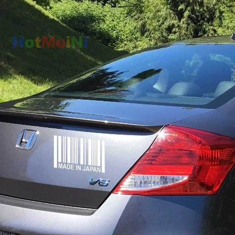 

Wholesale 10/20pcs/lot 15*9CM Made in JAPAN Barcode Car Styling Car Sticker JDM Vinyl Decals Stickers for Car Body Truck Window