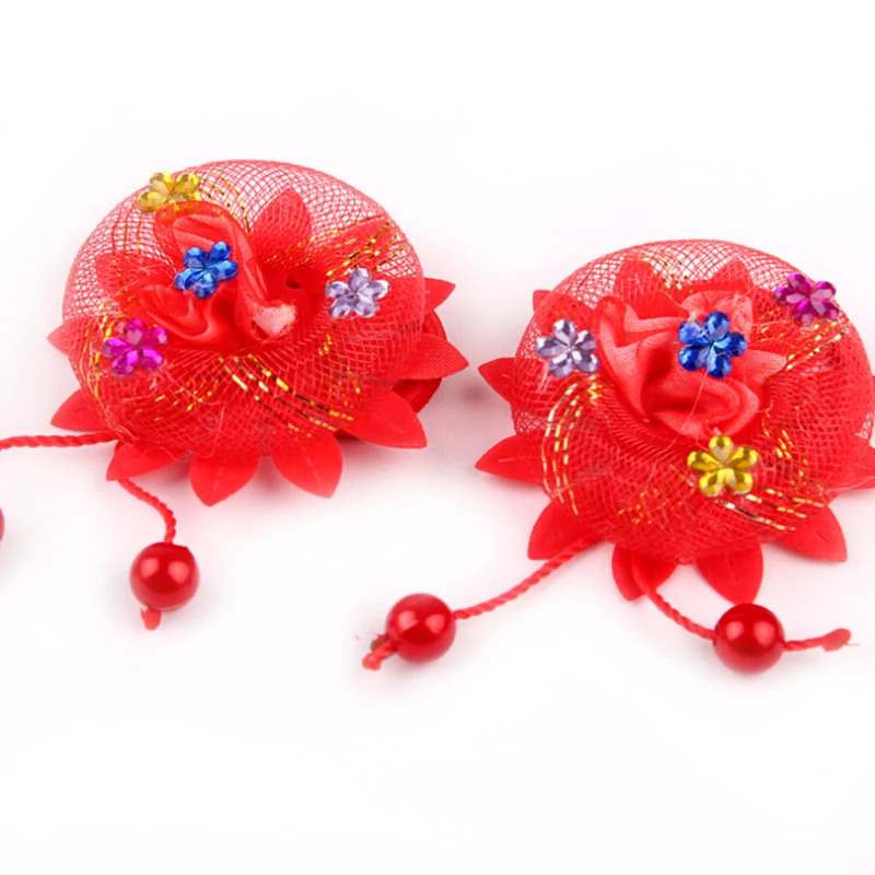 HOT Elastic Hair Bands Flowers Holder Gum Rope Baby Girls Kids Cute Tie Decoration Accessories Scrunchie Styling Head Wear | Детская