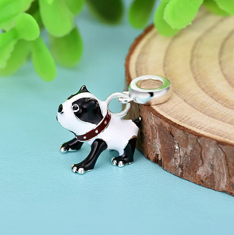 925 серебряные эмалированные Подвески DIY Ювелирные изделия Findding женские браслеты