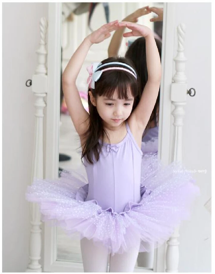 Бесплатная доставка детское платье для девочек балетная одежда Детские балетные