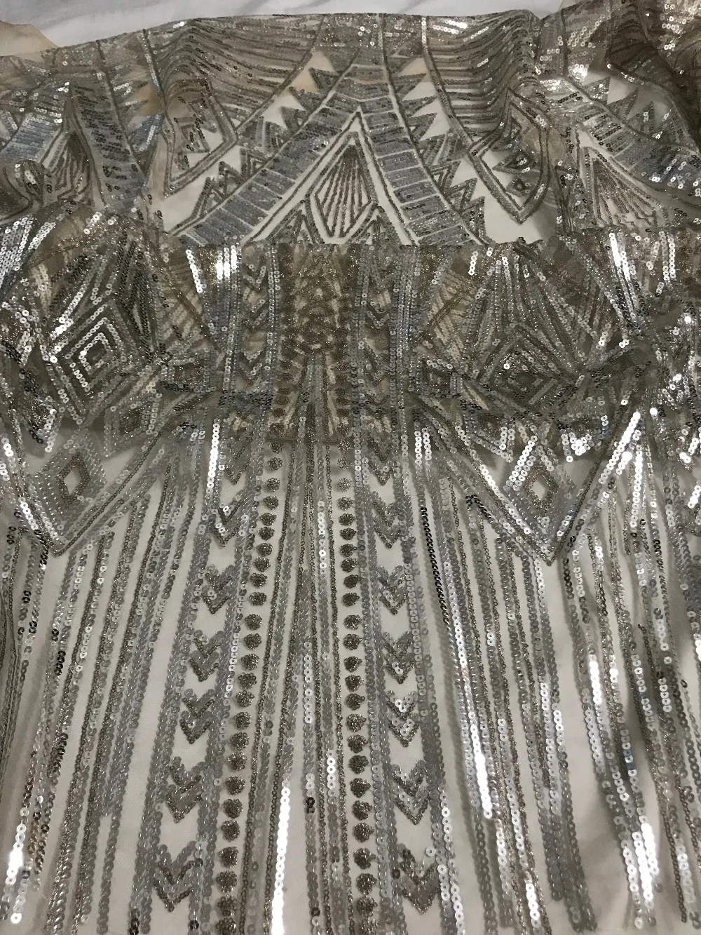 

embroidered lace fabric with sequins ZH-6109 for wedding dress african net lace fabric 5yard/lot latest design