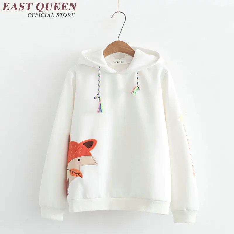 Толстовка с лисой kawaii одежда для подростков harajuku 2018 DD163 C|kawaii clothes|sweatshirt kawaiifox sweatshirt