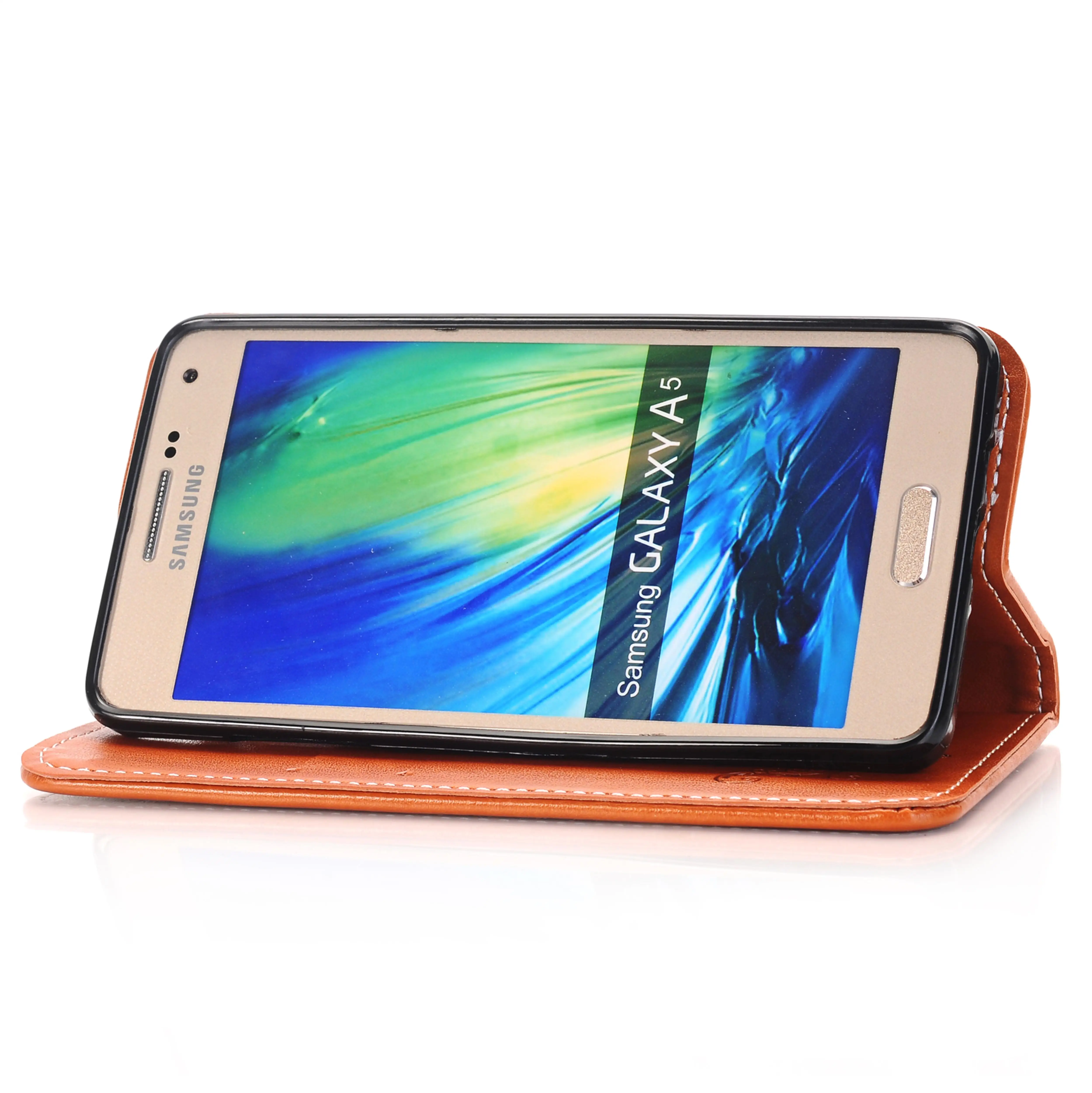 Флип Чехол Для samsung Galaxy A5 5 500 SM A500 A500F A500H A500FU SM-A500 SM-A500F SM-A500H SM-A500FU кожаный чехол Сумки