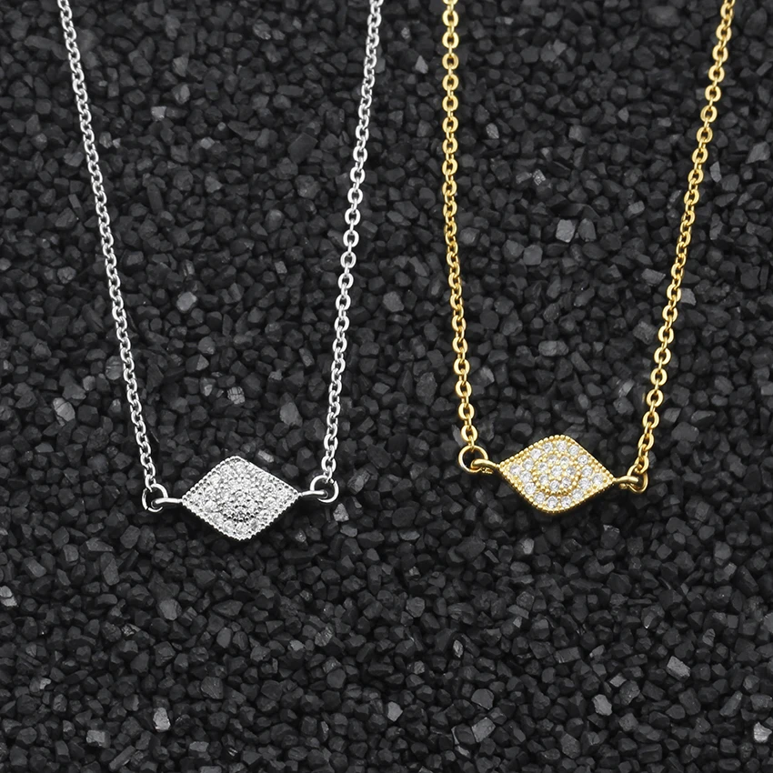 V привлечь Йога Jewelry Винтаж CZ сглаза Ожерелья и подвески Boho Стиль Хамса ожерелье