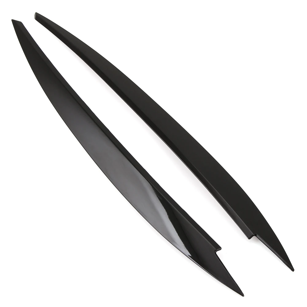 Автомобильные аксессуары черные фары для бровей веки ABS отделка Эмблема Volkswagen VW