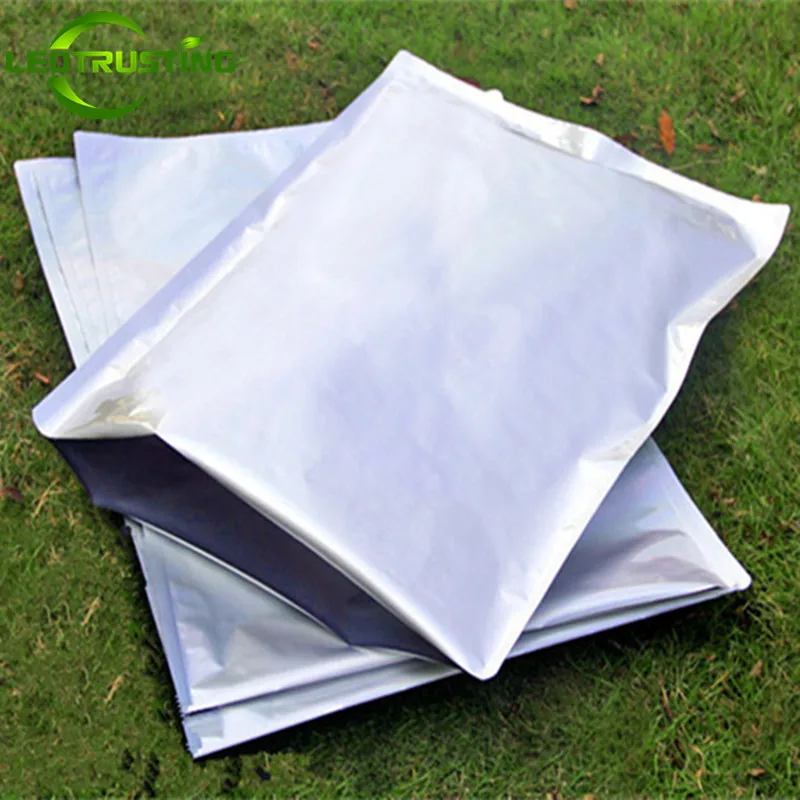 Bolsa grande de papel de aluminio para envasado al vacío, bolsa de almacenamiento de alimentos impermeable a prueba de aceite, para comida en polvo, perro, ajo, 20 Uds.