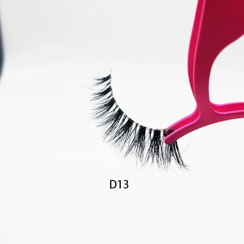 3D Real Mink eyelashes Luxury handmade Wispy Lashes natural long Eye Cross Thick Curl false D5 | Красота и здоровье