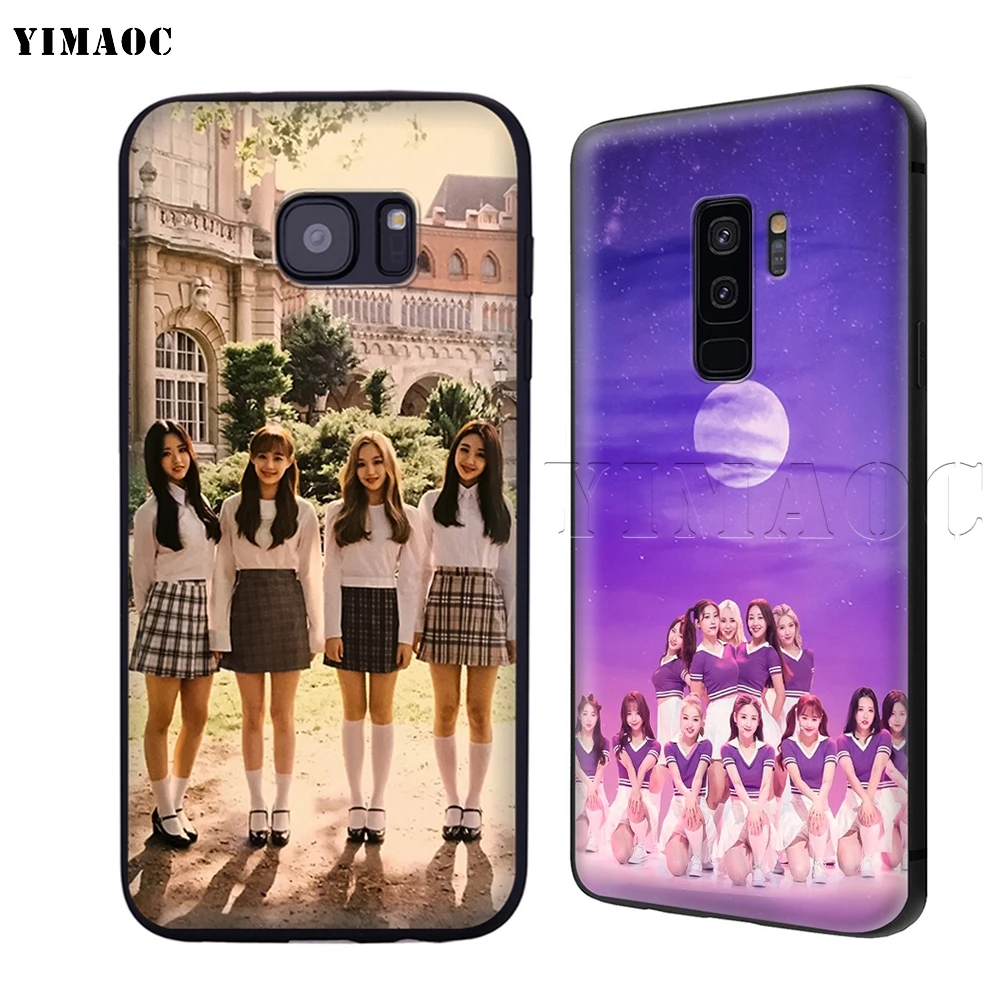 YIMAOC Loona YYXY Мягкий силиконовый чехол для Samsung Galaxy S6 S7 Edge S8 S9 Plus A3 A5 A6 Note 8 9|Бамперы| |