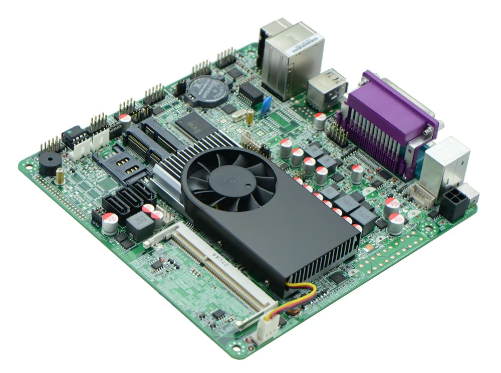 1037U / DC 12V /Dual 24bits LVDS/ POS промышленные материнские платы/ATM Материнские платы/Mini ITX