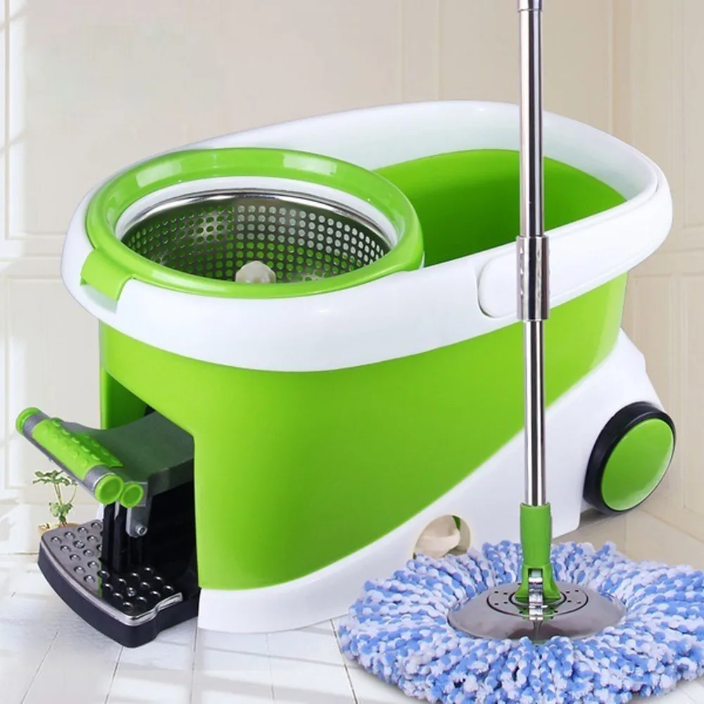 

New Replacement 360 Rotating Head Easy Magic Microfiber Spinning Floor Mop Head Household Accessories Tools SA70