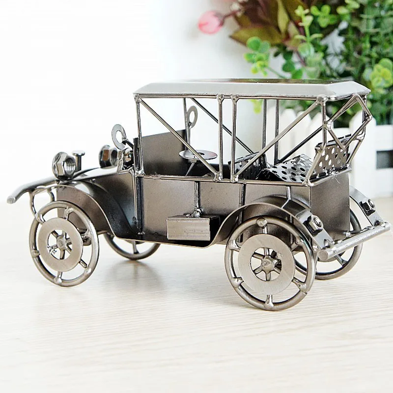Классический автомобиль Ford 8 5 ручной работы 20x10 5x1924 см металлическое ремесло для