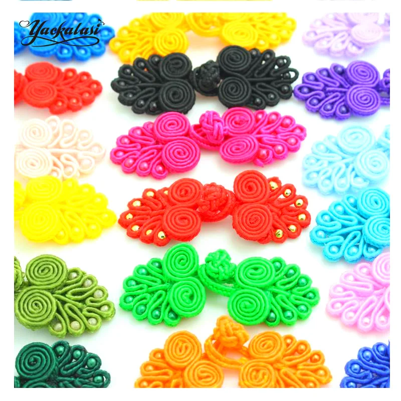 12 парт/лот узел пуговицы Тан платье бабочка китайская традиция лягушка Кнопка