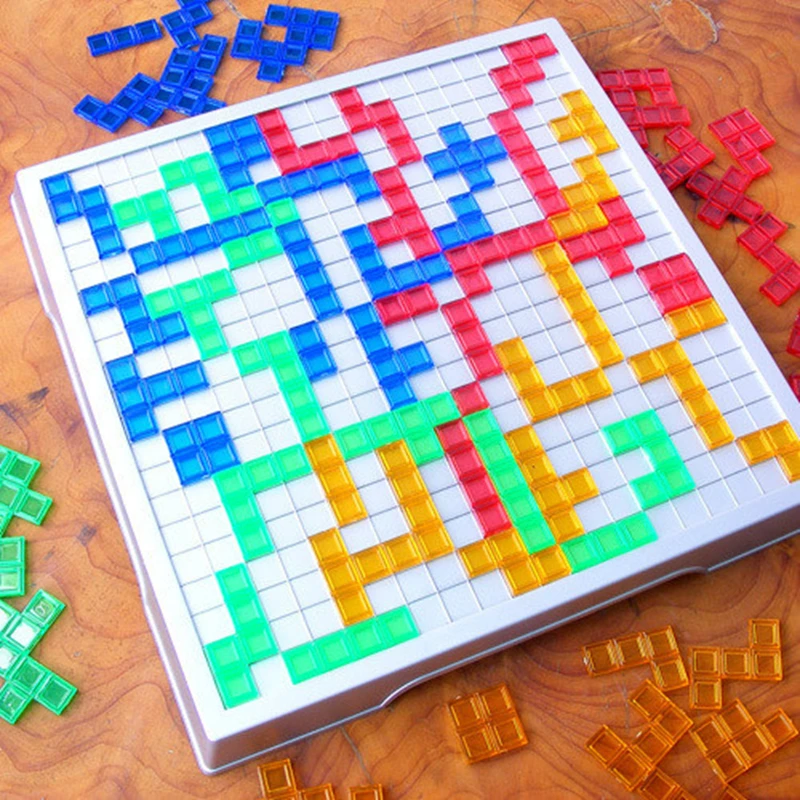 Настольная игра Blokus развивающие игрушки 484 квадрата легко играть для детей