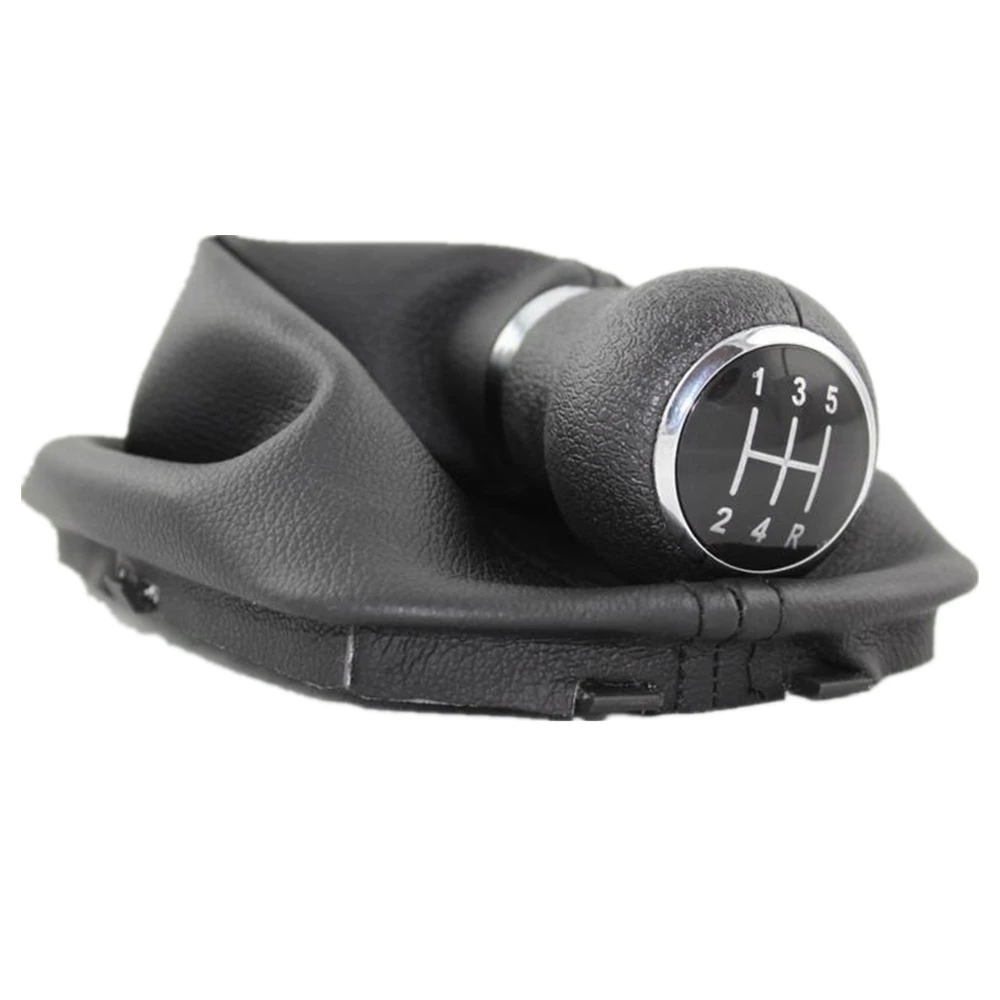 Для VW Passat B5 1997 1998 1999 2000 2001 2002 2003 2004 2005 автомобиля-tyling 5 скоростей Ручка переключения передач с кожаными ботинками