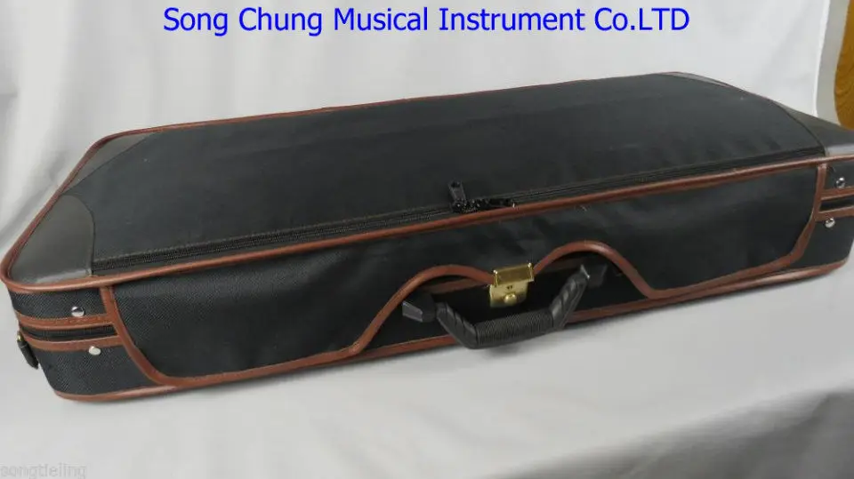 

1pcs High Grade black double Violin case